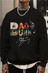 Bad Bunny Album Cover Design Men Sweatshirt