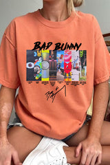 badbunny round neck T-shirt