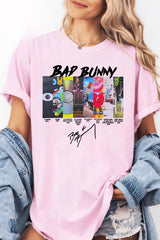 badbunny round neck T-shirt