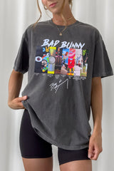 badbunny round neck T-shirt