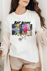 badbunny round neck T-shirt