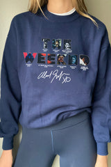 Theweeknd 2025 print sweatshirt