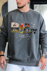 Bad Bunny Album Cover Design Men Sweatshirt