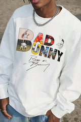 Bad Bunny Album Cover Design Men Sweatshirt