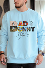 Bad Bunny Album Cover Design Men Sweatshirt