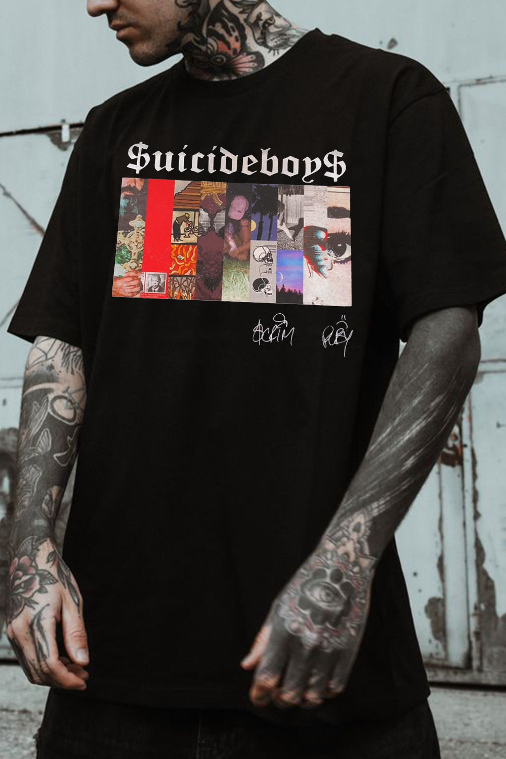 $uicideboy$ printed men's short-sleeved T-shirt