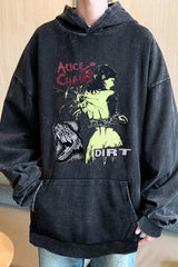 aliceinchains Washed cotton hoodie