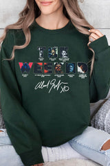 Theweeknd 2025 print sweatshirt