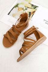 Bohemian Braided Sandals For Women