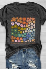 Celebrate Minds Of All Kinds Flower Shirt