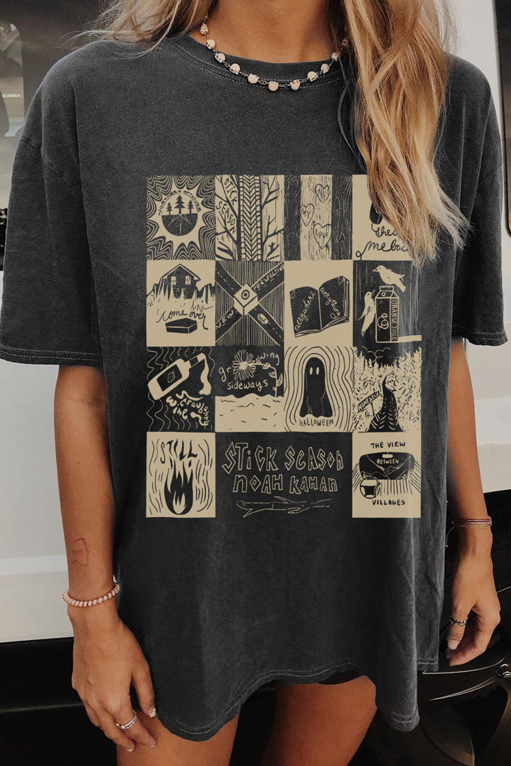 Noah Kahan Stick Season 2023 Tour T-shirt For Women