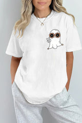 Cute Ghost Boo Halloween Tee For Women