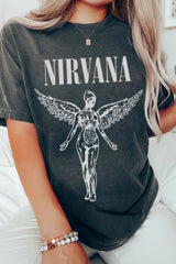 Nirvana Tour Music Rock Festival Tee For Women