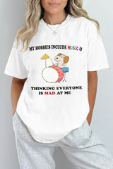 My Hobbies Include Music Thinking Everyone Is Mad At Me Tee For Women