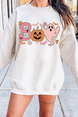 Boo Y'all Halloween Ghost Sweatshirt For Women