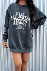 Are You Fall-O-Ween Jesus Funny Halloween Jesus Sweatshirt For Women