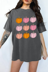 Fall Pumpkin Halloween Tee For Women