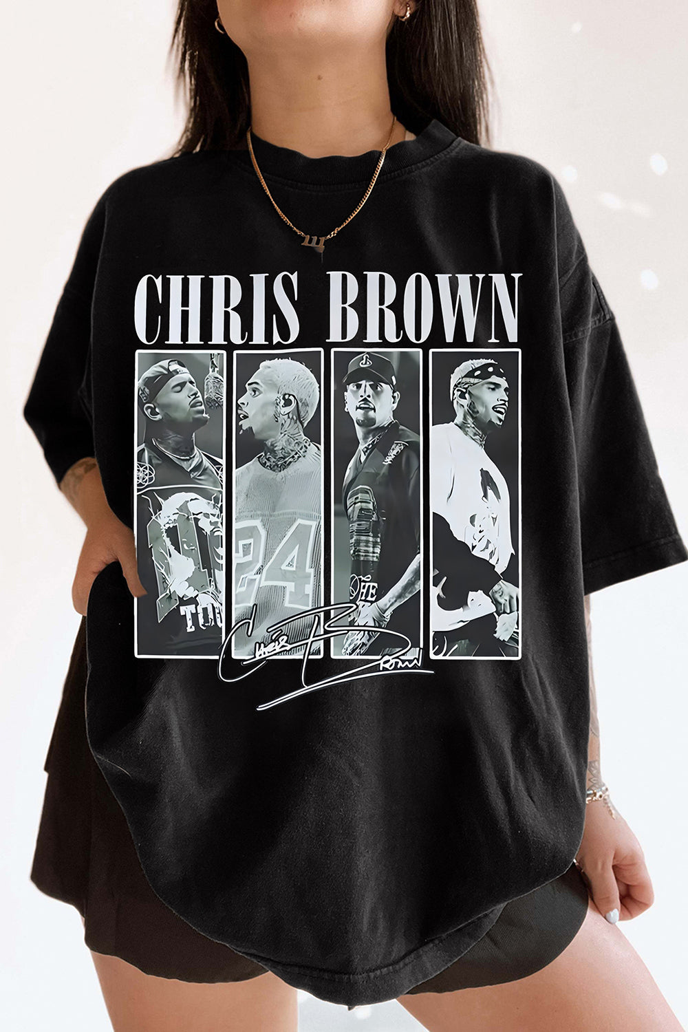 Chris Brown Concert Merch Tee For Women