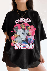 Team Breezy Chris Brown Graphic Tee For Women