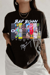 badbunny round neck T-shirt