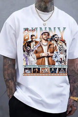 Bad Bunny Graphic Tee For Men