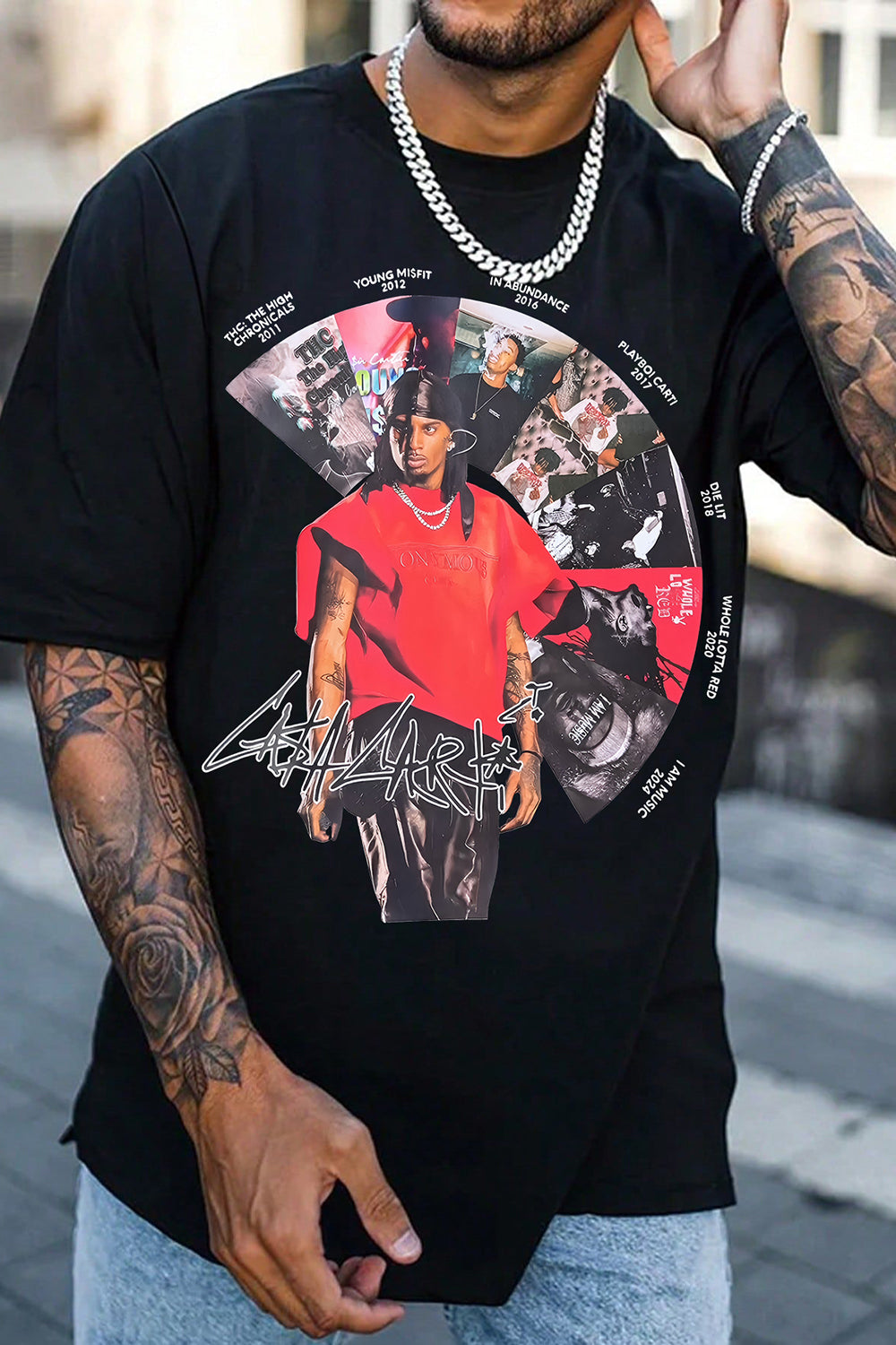 Playboi Carti Albums Graphic Tee For Men