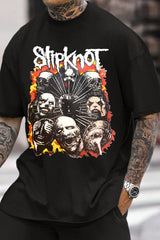 Slipknot Rock  Band Graphic Tee For Men