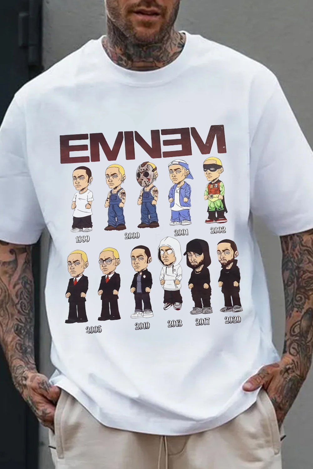 Cute Eminem Slim Shaddy Album Tee For Men