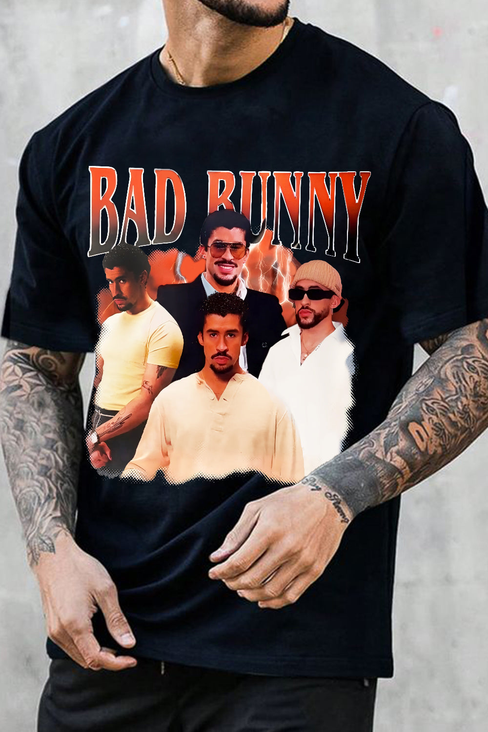 Bad Bunny Graphic Tee For Men