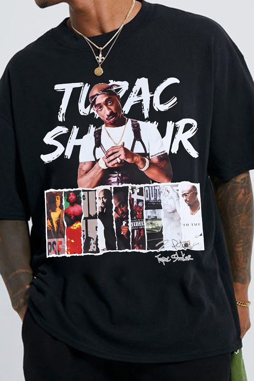 Rapper 2pac Album Graphic Tee For Men