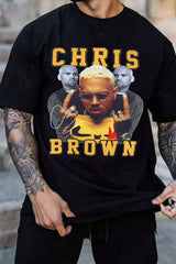 Chris Brown Breezy Tour Graphic Tee For Men