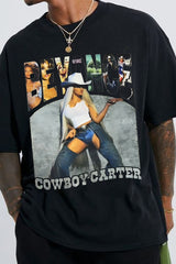 Beyoncé Cowboy Carter Tour Graphic Tee For Men