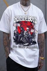 $uicideboy$ skull men's print t-shirt