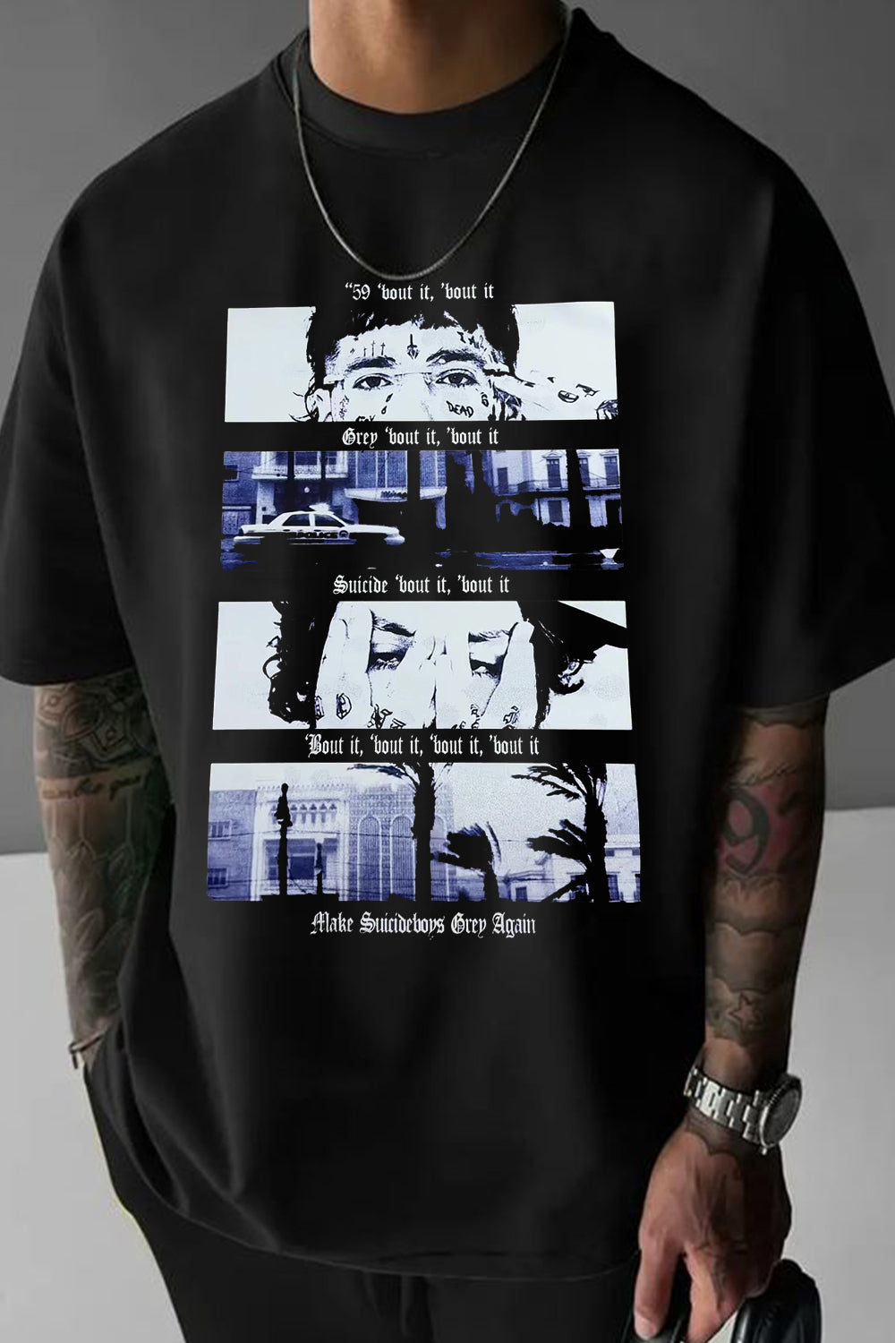 $uicideboy$ printed personalized men's t-shirt