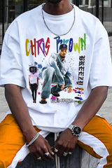 Chris Brown Breezy Album T-shirt For Men