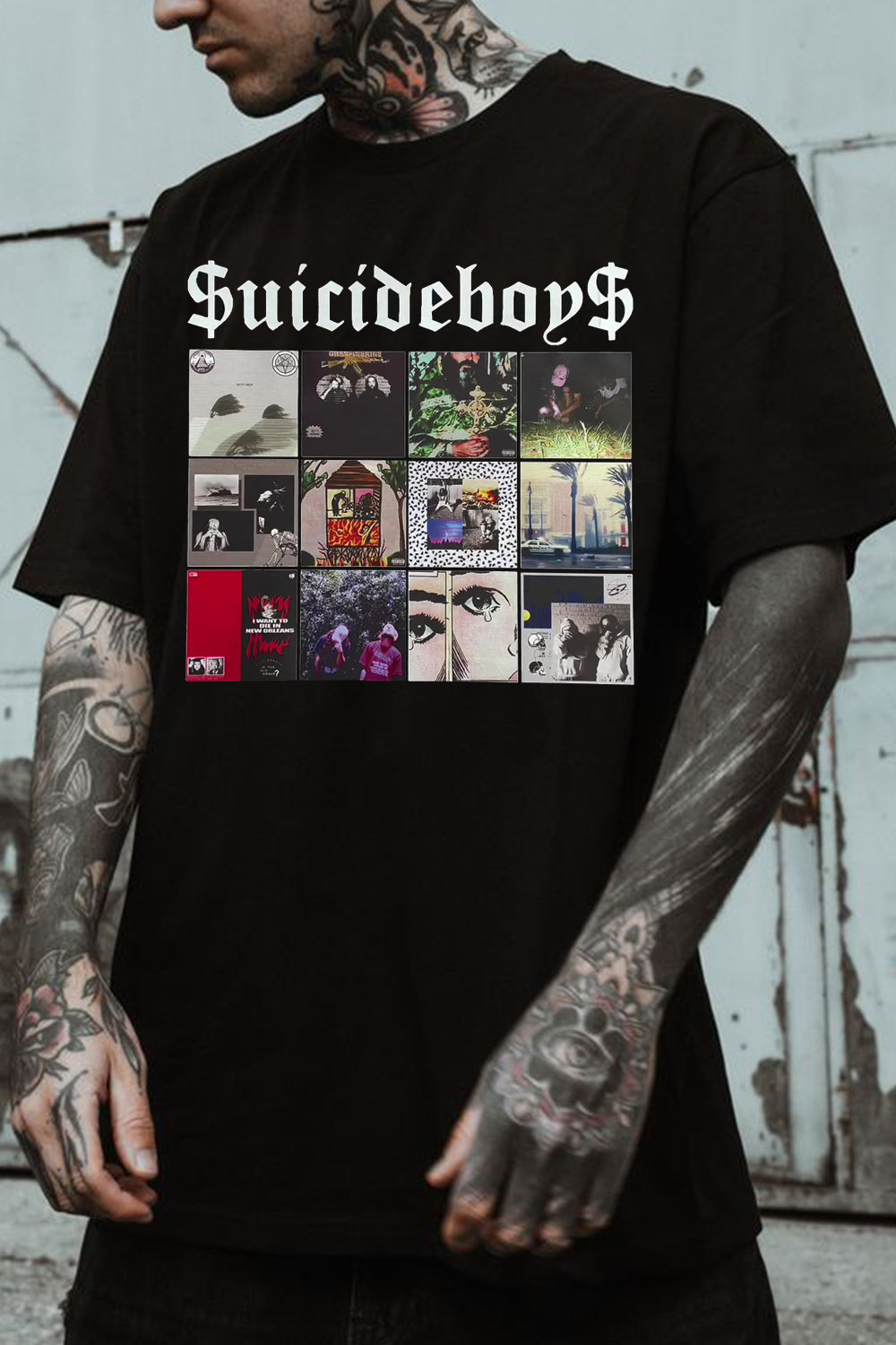 uicideboys casual men's t-shirt