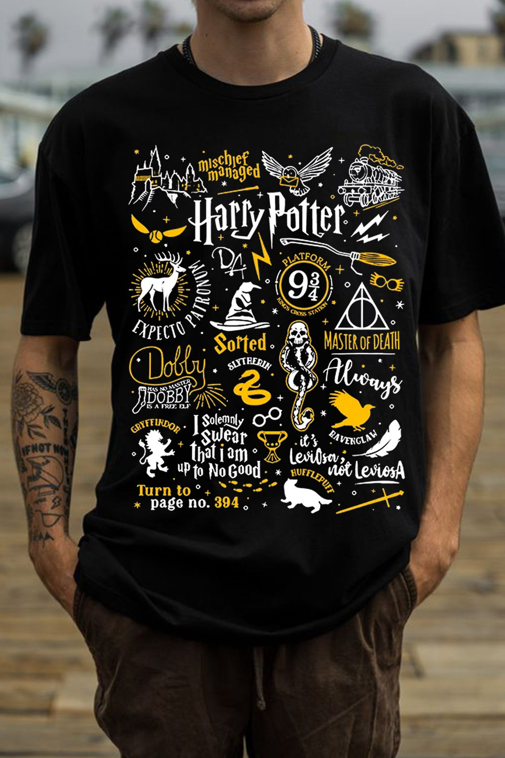 Captivating Harry Potter Dialogue-Inspired Men t-shirt