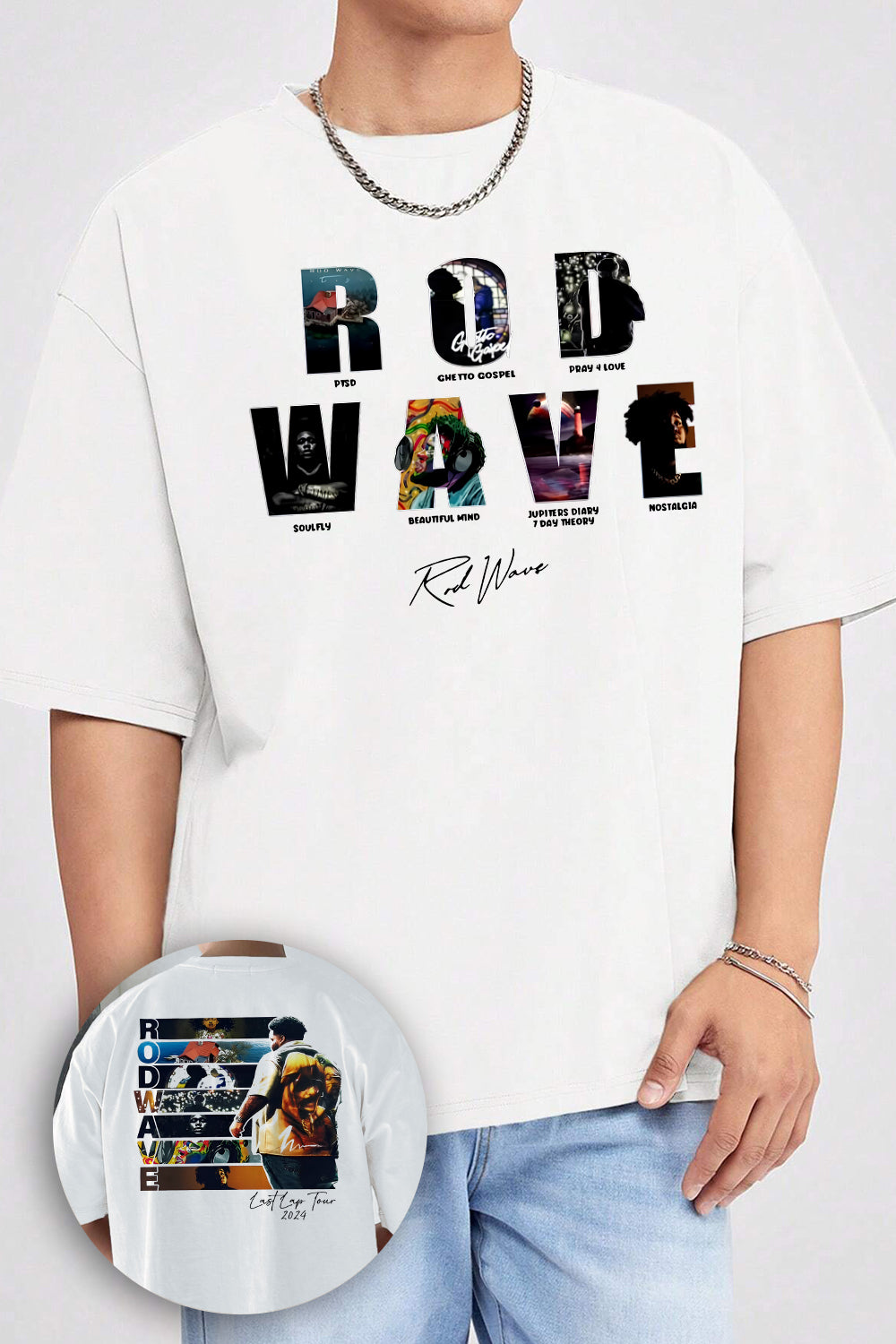 Rod Wave Album Tee For Men