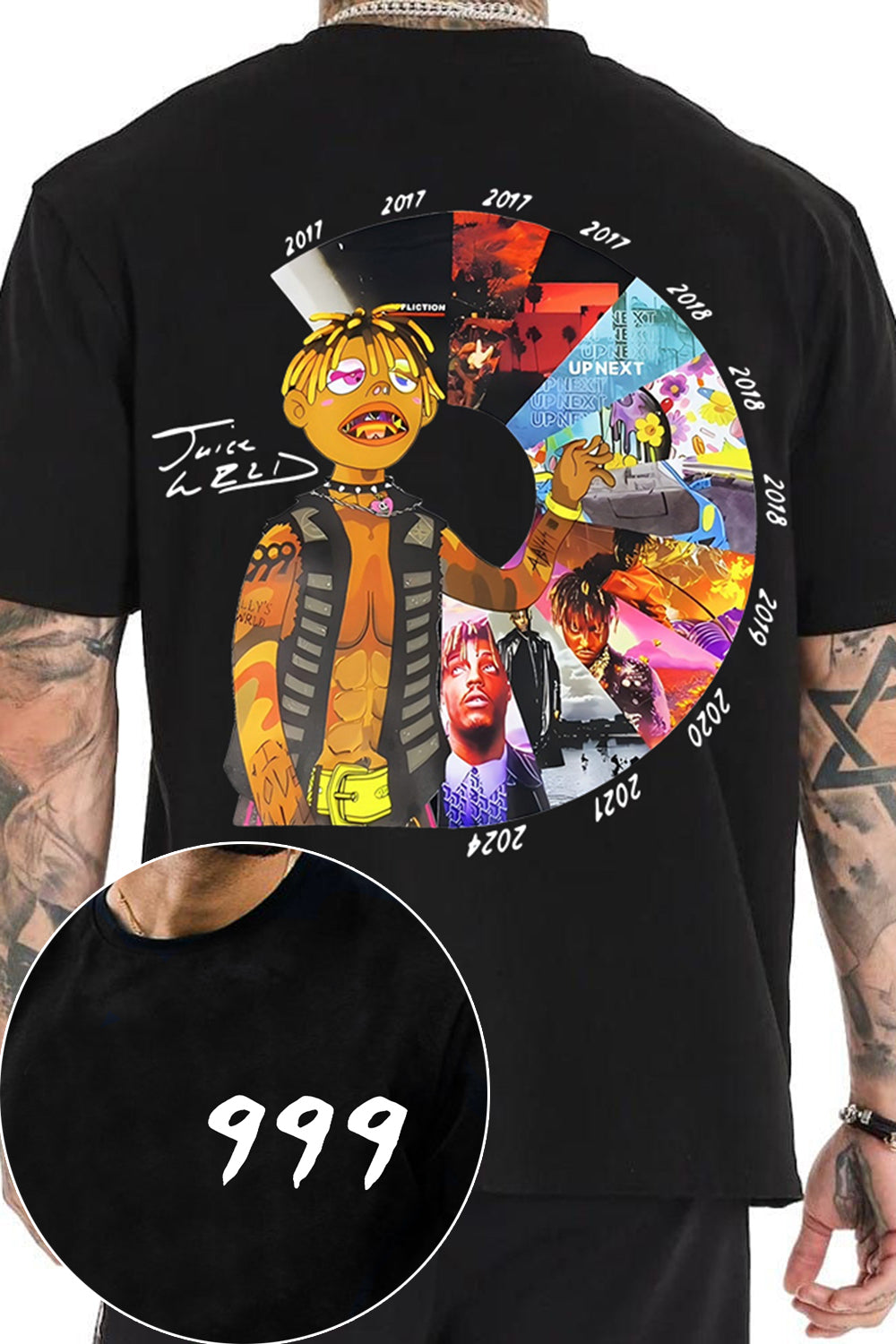 Juice Wrld 999 Album Legend Never Dies Tee For Men