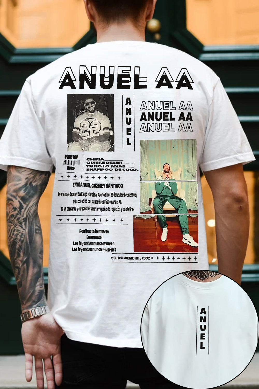 Anuel AA Merch Tee For Men