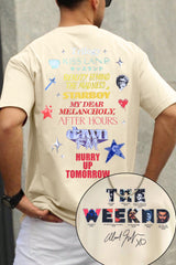 The Weeknd Album Hurry Up Tomorrow Tee For Men