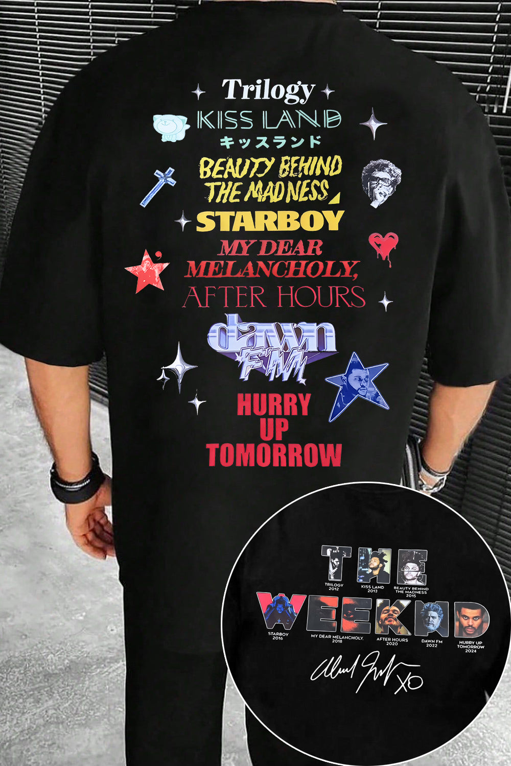 The Weeknd Album Hurry Up Tomorrow Tee For Men