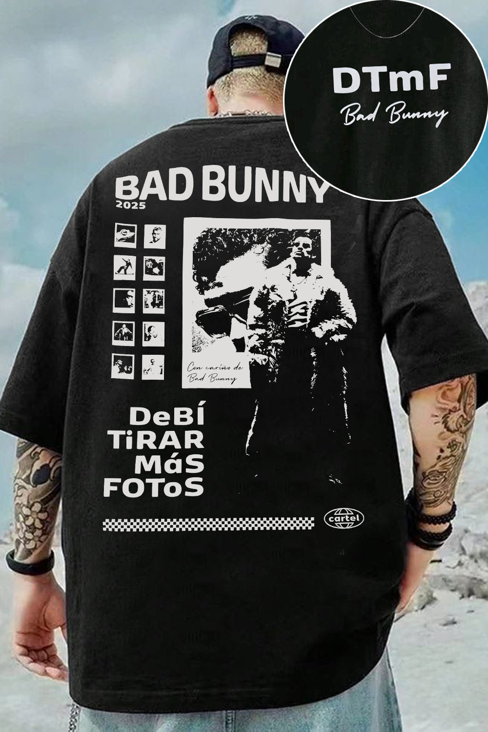 Bad bunny Most Wanted Tour Tee For Men