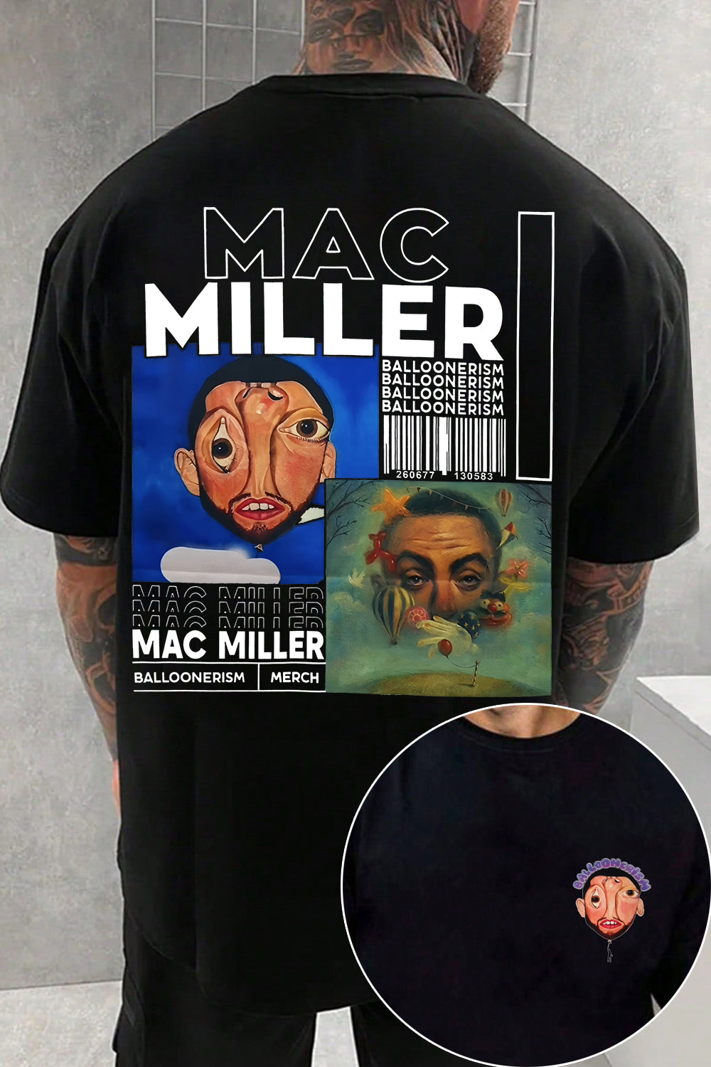 Mac Miller Balloonerism Album Tee For Men