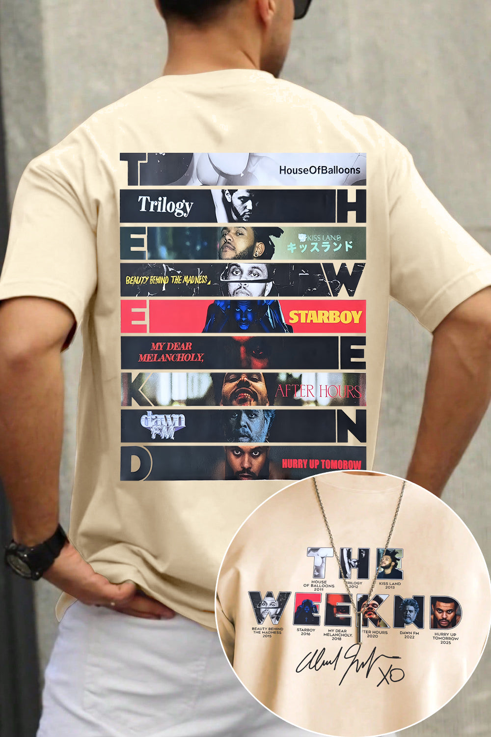 The Weeknd 2024 Album Hurry Up Tomorrow Tee For Men