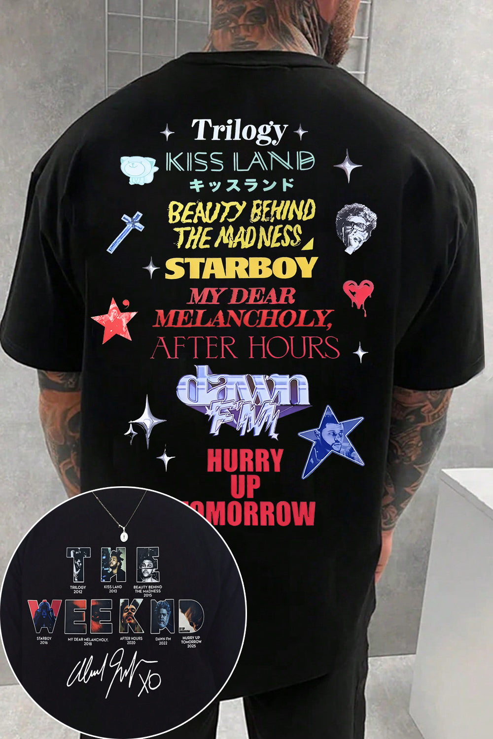 The Weeknd 2025 Hurry Up Tomorrow Tee For Men