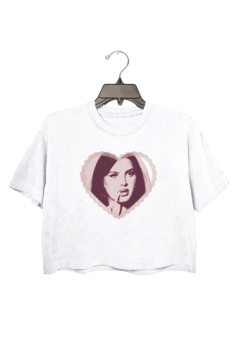 Lana Del Rey Heart Baby Crop Top For Women