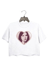 Lana Del Rey Heart Baby Crop Top For Women