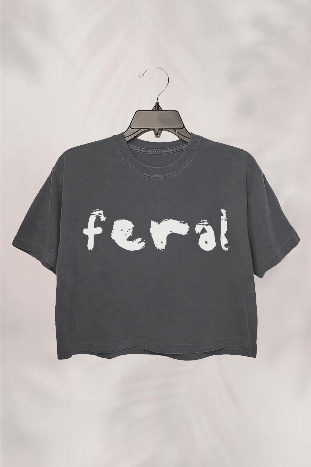 Goth Feral  Crop Top For Women