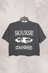 Siouxsie and the Banshees Crop Top For Women